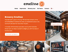 Tablet Screenshot of emelisse.nl